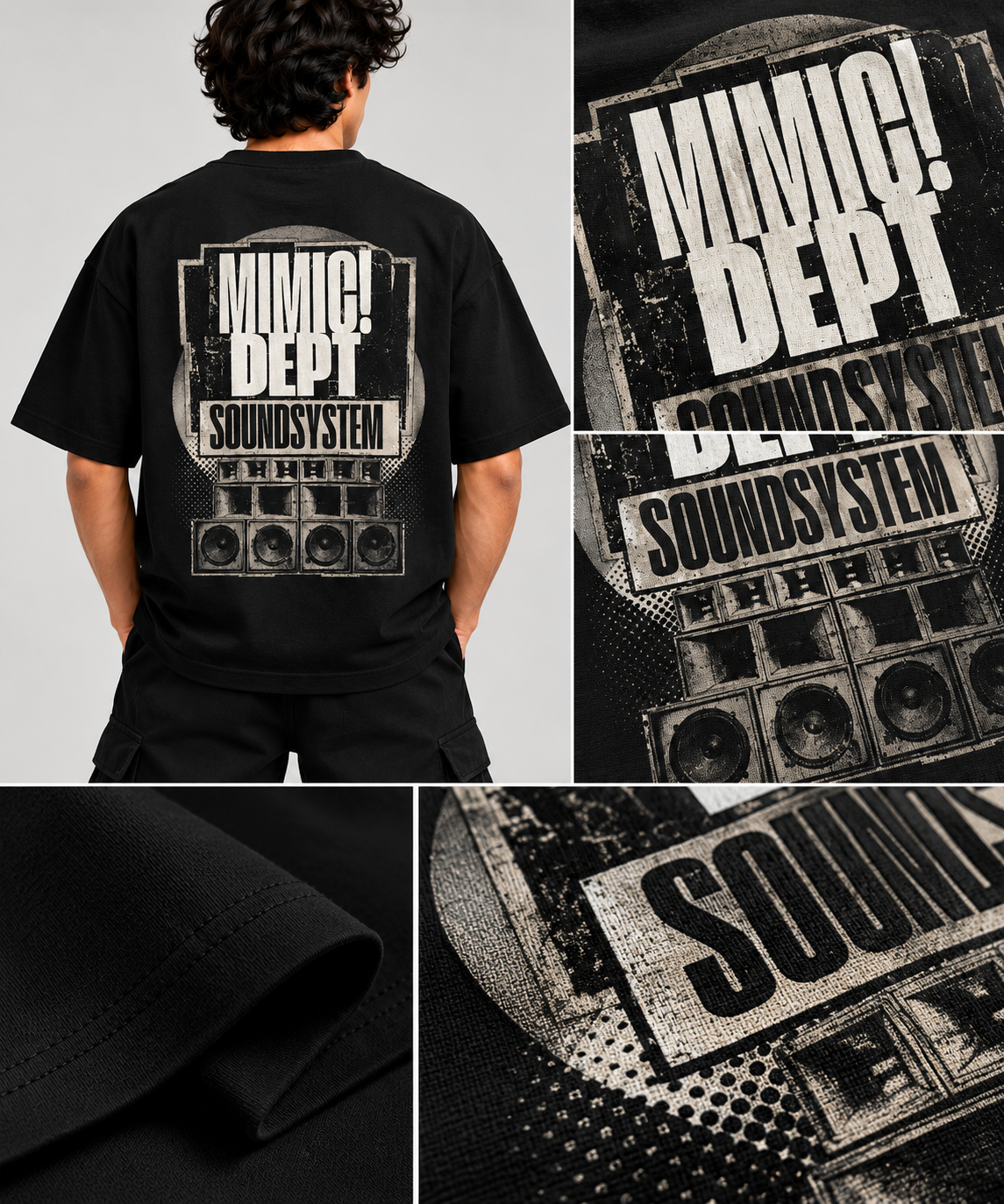 MIMIC DEPT. ARTIFACT 4 // SOUNDSYSTEM VINTAGE GRAPHIC TEE