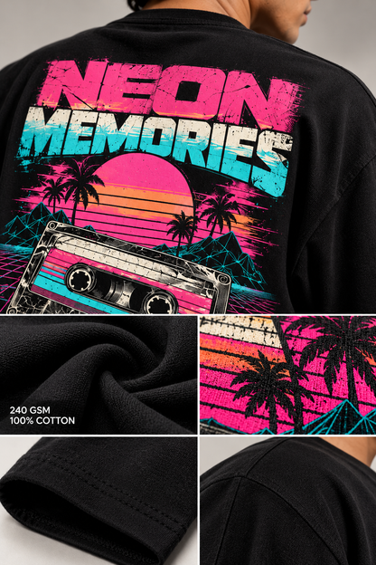 MIMIC DEPT. ARTIFACT 02 // NEON MEMORIES GRAPHIC TEE