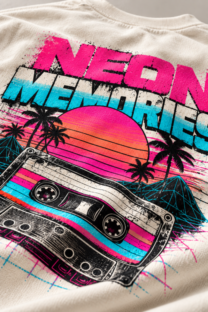 MIMIC DEPT. ARTIFACT 02 // NEON MEMORIES GRAPHIC TEE
